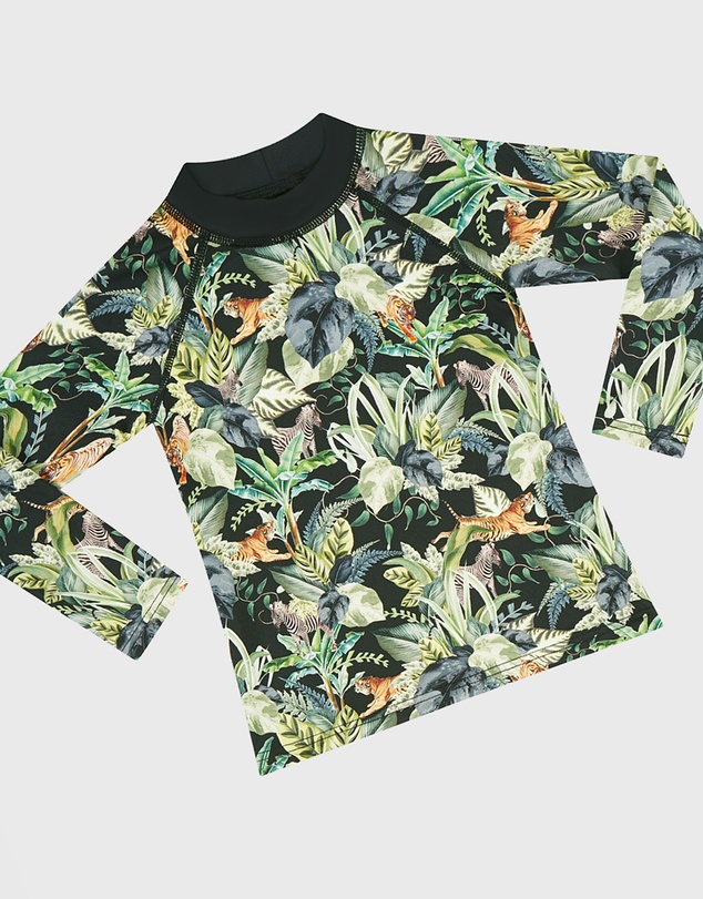 Aqua Blu Kids - Labyrinth Long Sleeve Rash Vest - Babies