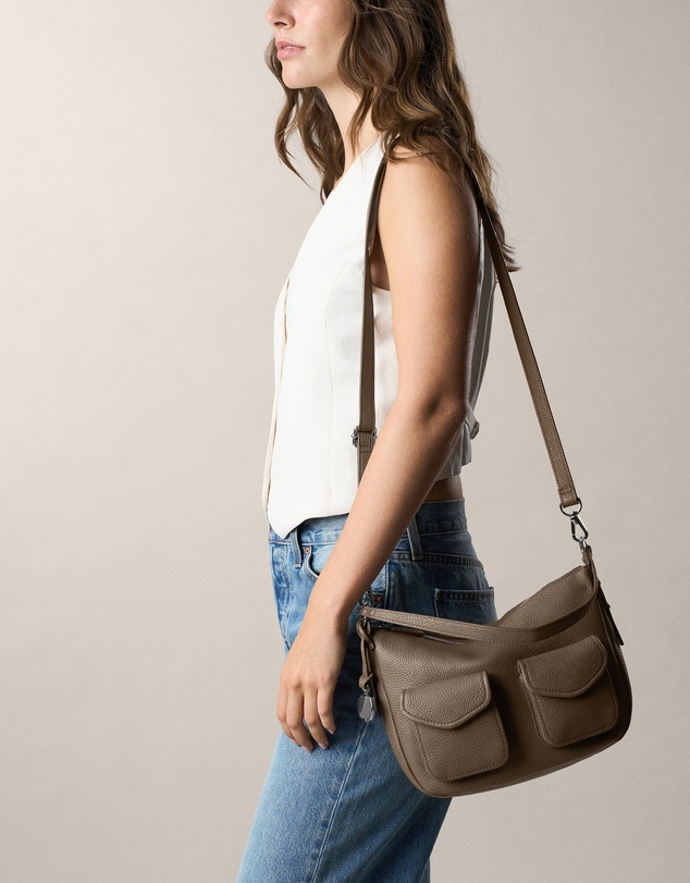Fossil - Jolie Gray Crossbody Bag