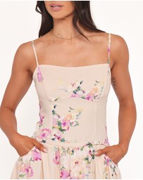 Petal & Pup - Albon Mini Dress - Cream Floral