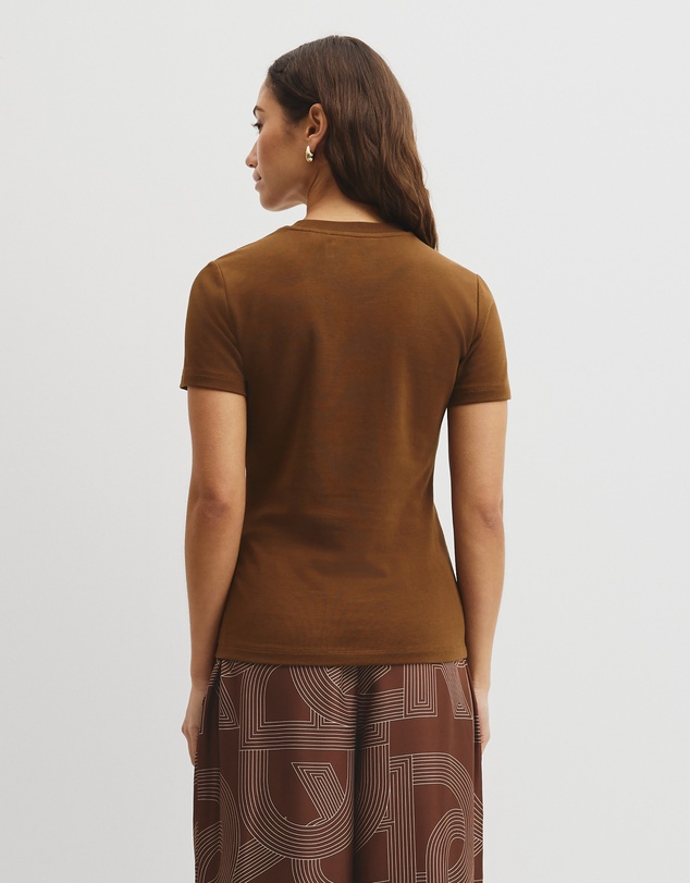 Country Road - Australian Cotton Blend Fitted T-shirt