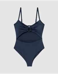 COS - Gathered Cutout Swimsuit