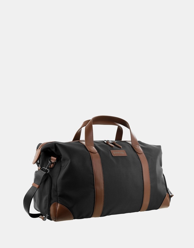 Pierre Cardin - Pierre Cardin 2-Tone Lite Overnight Bag