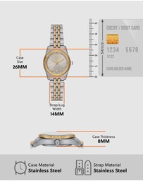 Michael Kors - Lexington Two Tone Analogue Watch