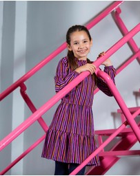 B.Nosy - Dalia Organic Long Sleeve Dress - Kids-Teens