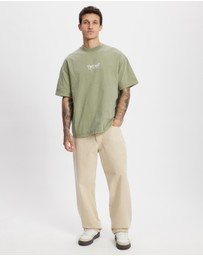 Thrills - ICONIC EXCLUSIVE Thrills Workwear Embro Box Fit Oversize Tee