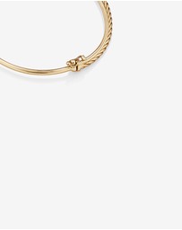 Michael Hill - 65mm Double Twist Bangle in 10kt Yellow Gold