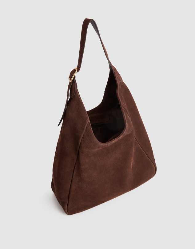 Evity - Alexa Leather Suede Hobo Bag