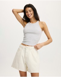 Cotton On - High 90 S Denim Short