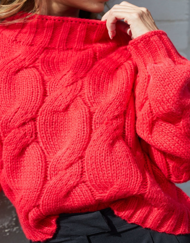 Esther & Co - Hadi Knit - Red