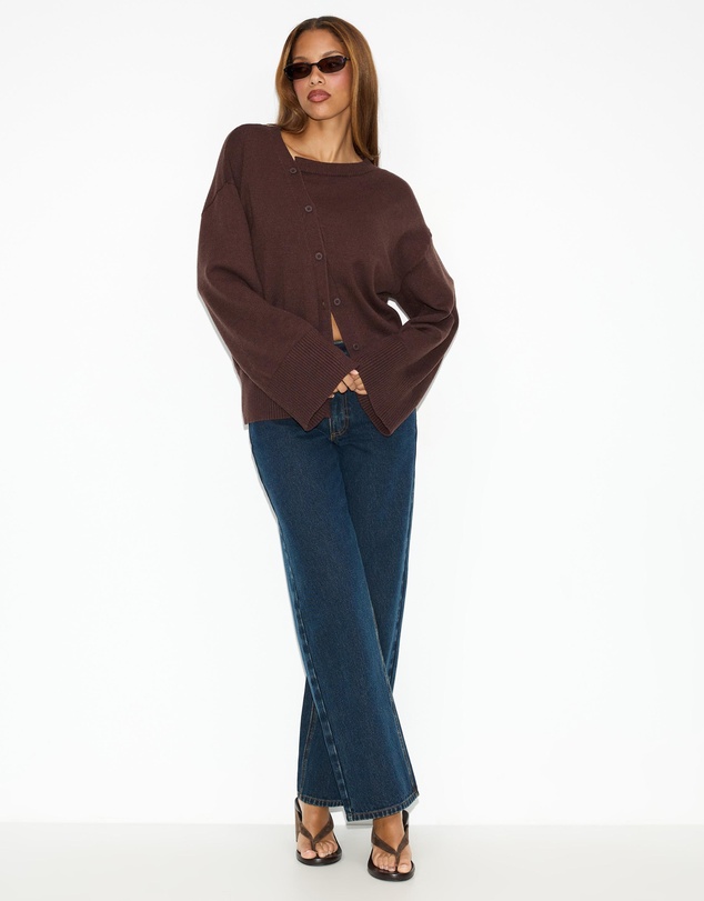 Dazie - Zara Asymmetric Knit Jumper