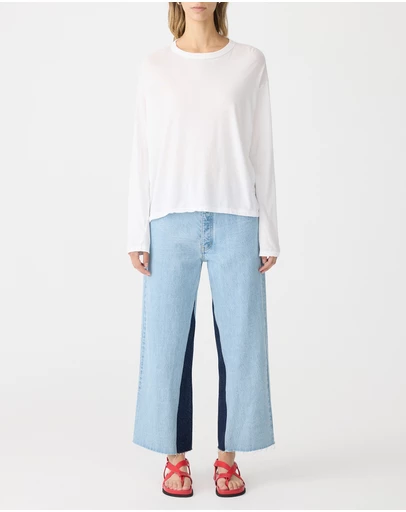 Bassike - Slouch Superfine Long Sleeve T-Shirt