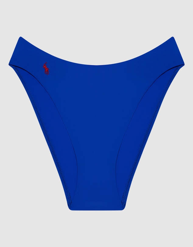 Polo Ralph Lauren - Kennedy High Leg Scoop Waist Bikini Bottom