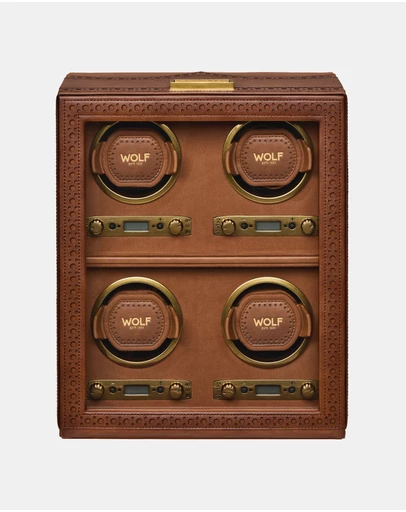 Wolf - WOLF Brogue 4 Piece Watch Winder