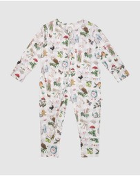 Fleur Harris - 'Mini Magic Gingham' Timeless Coverall in Tapioca