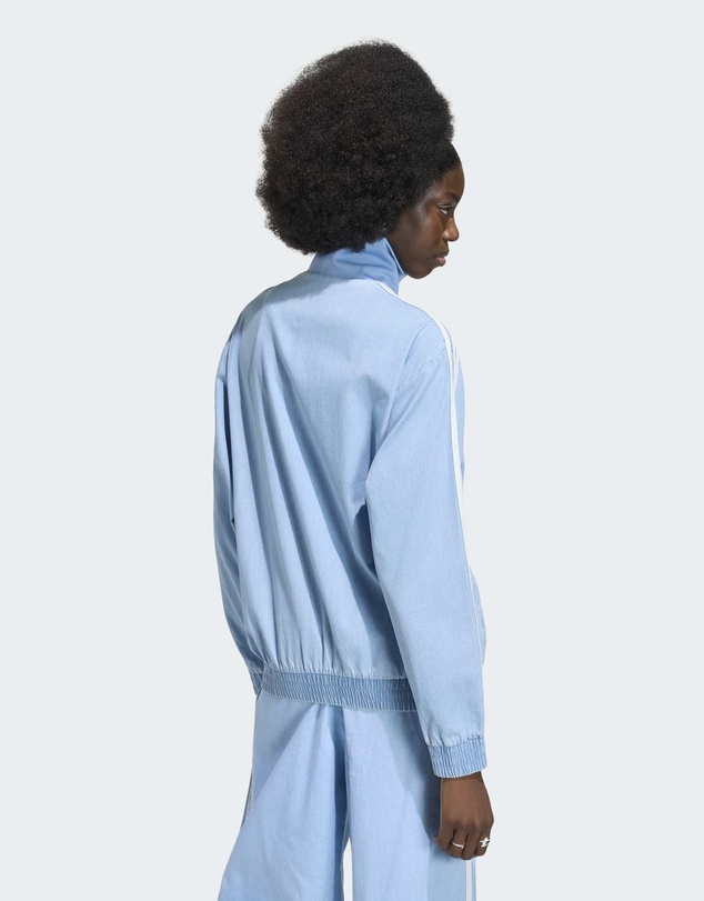 adidas Originals - ADIDAS ORIGINALS SUMMER GLOW LIGHT DENIM FIREBIRD TRACK TOP Womens