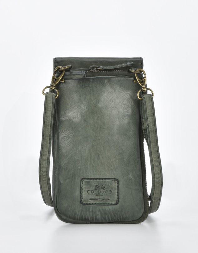 Cobb & Co - Gawler Washed Leather Phone/Wallet/Mini Crossbody