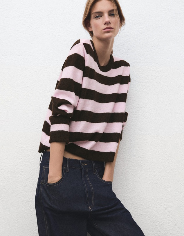 M.N.G - Knit Striped Sweater