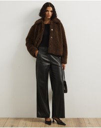 Atmos&Here - Marigold Shearling Jacket