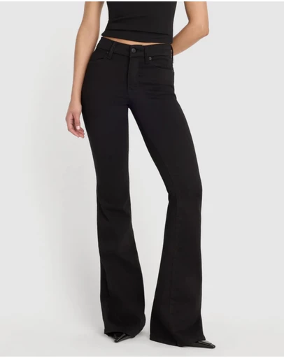Good American - Never Fades Good Legs Flare Jeans