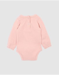 Bebe by Minihaha - Emmy LS Rib Bodysuit - Babies