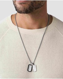 Fossil - Vintage Casual Silver-Tone Necklace