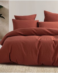 Bambury - Panama Jacquard Polycotton Quilt Cover Set