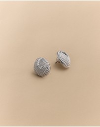 Trenery - Zenith Stud Earrings in Silver