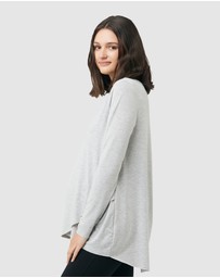 Ripe Maternity - Raw Edge Nursing Top