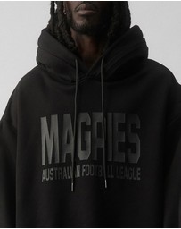 Strateas Carlucci x AFL - Collingwood Magpies Double Hooded Jumper