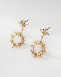 Wanderlust + Co - Sunseeker Gold Earrings