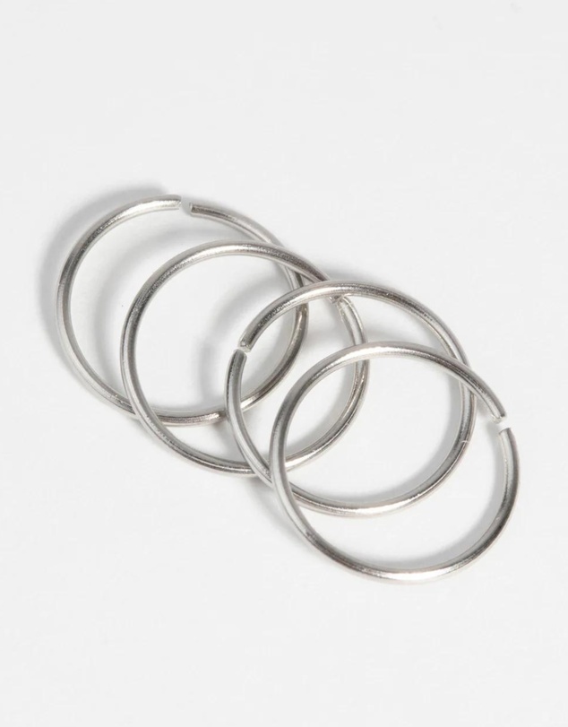 Lovisa - Surgical Steel Nose Ring 4-Pack