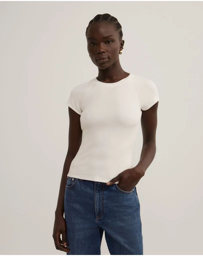 Witchery - Raglan Sleeve Fitted T-shirt