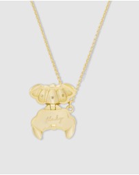 Wanderlust + Co - Croissant Gold Necklace