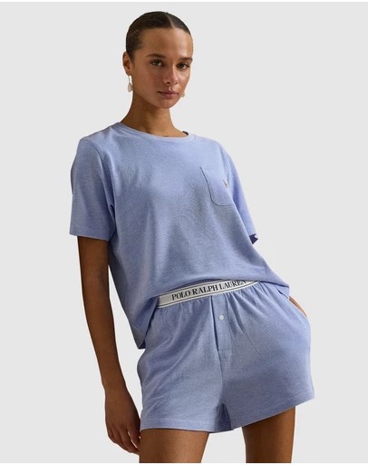 Polo Ralph Lauren - Knit Oxford Modal & Cotton Short Sleeve Tee & Short Set