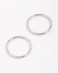 Lovisa - Surgical Steel Sleeper Hoop Earrings 12mm