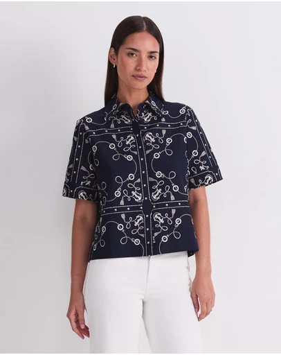 Sportscraft - Sardinia Print Blouse
