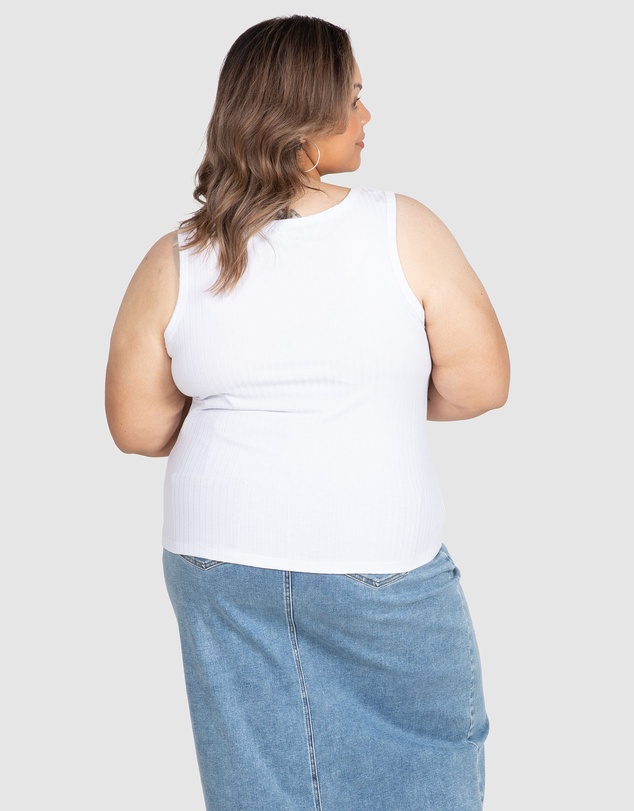 Love Your Wardrobe - Arial Rib Tank