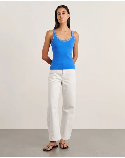 Jag - Celina Blanket Stitch Tank