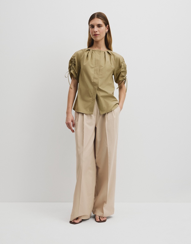 Country Road - Gathered Sleeve Blouse