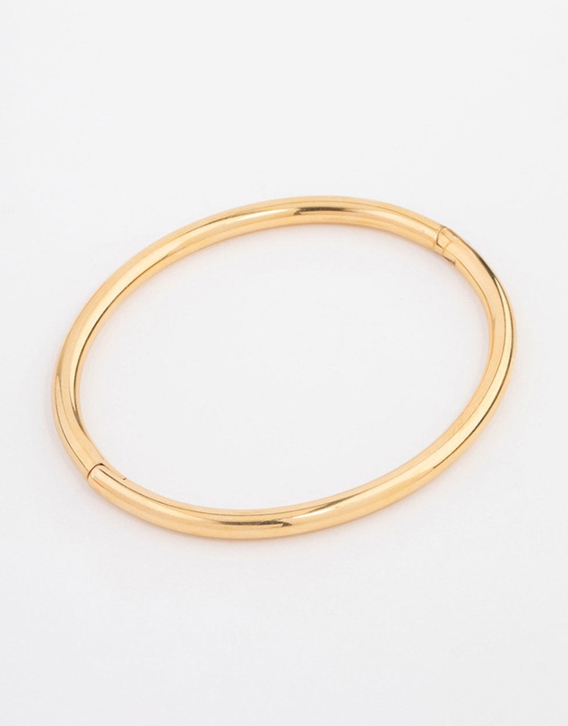 Lovisa - Waterproof Gold Plated Stainless Steel Simple Hinge Bracelet