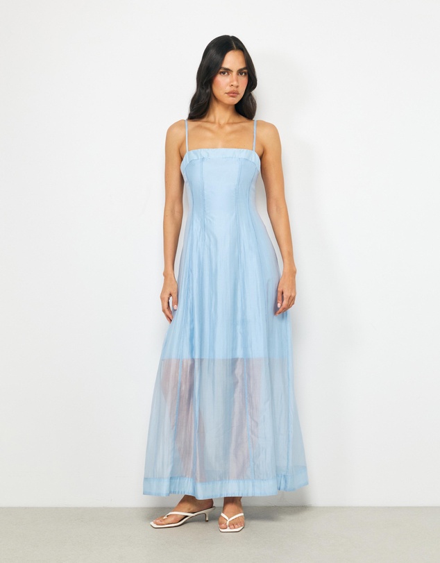 AERE - Aven Panelled Midi Dress