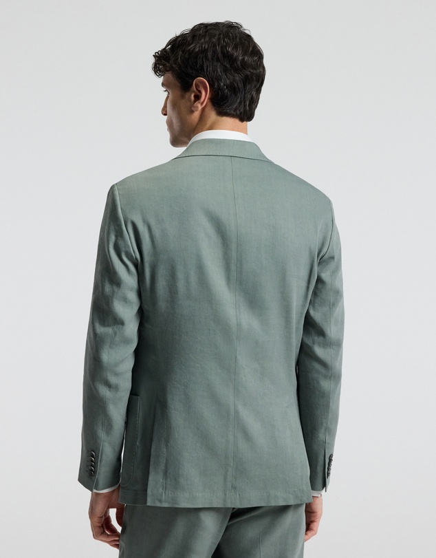 Calibre - Stretch Linen Suit Jacket Neo Green