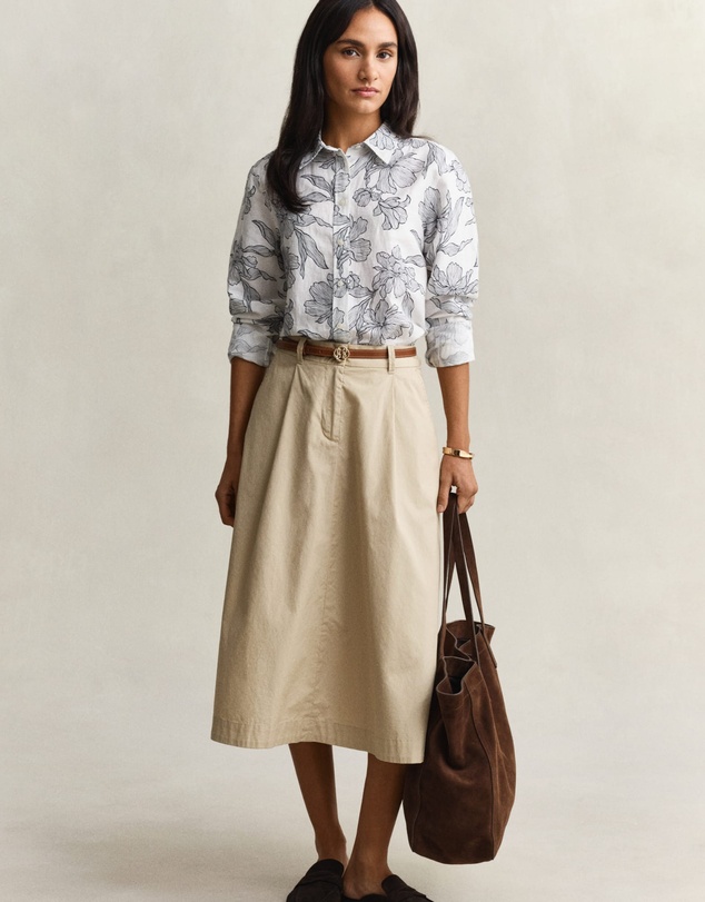 Gant - Floral Print Linen Shirt