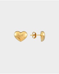 Sunday Stephens - Frosted Heart Earring