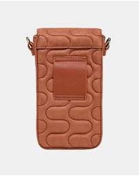 Wolf - Wolf Mimi Swirl Phone Bag Nutshell Brown