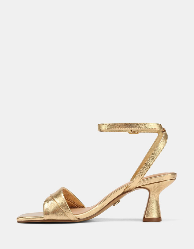 Wittner - Martina Mid Sandals Gold Metallic Leather