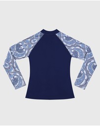 Aqua Blu Kids - Baroque Long Sleeve Rash Vest - Teens