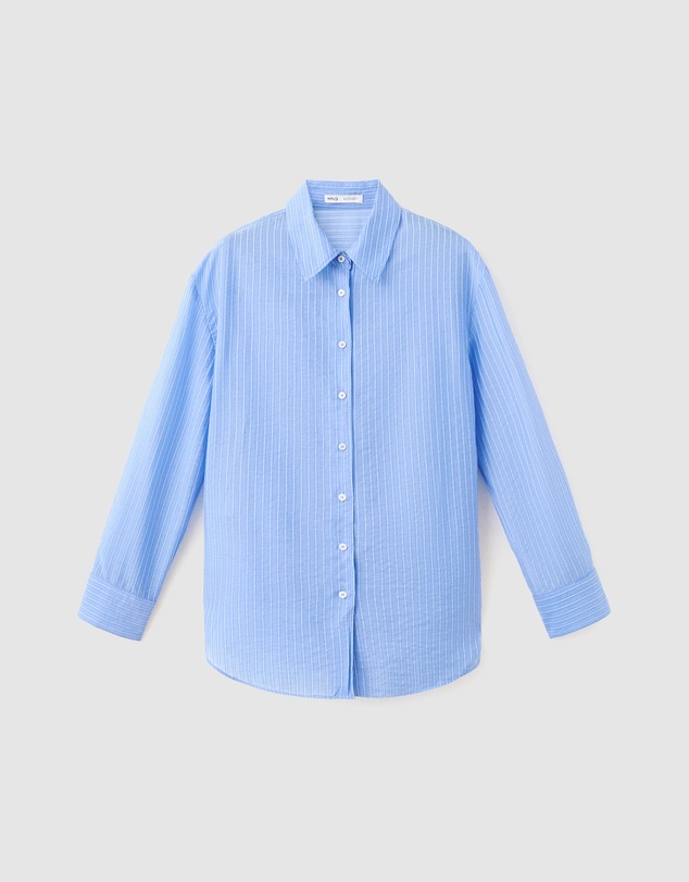 M.N.G - Striped Lyocell Shirt