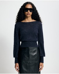 Lover - Vespera Alpaca Blend Sheer Jumper