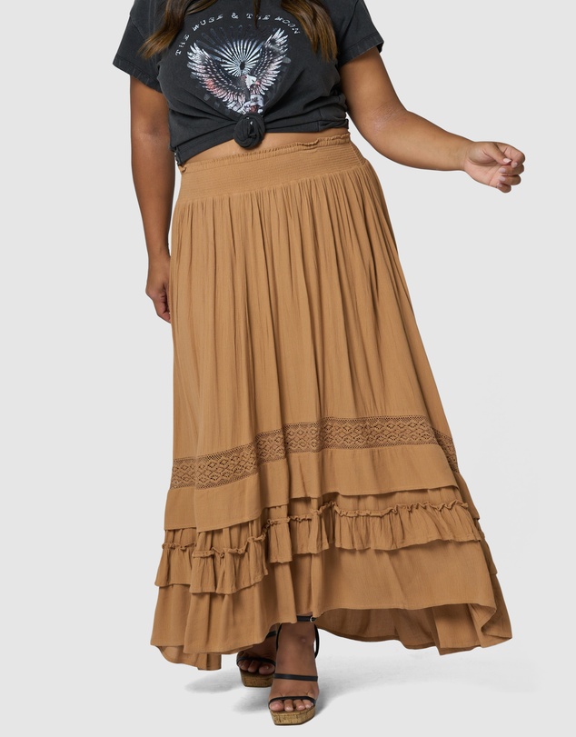 The Poetic Gypsy - Frontier Maxi Skirt
